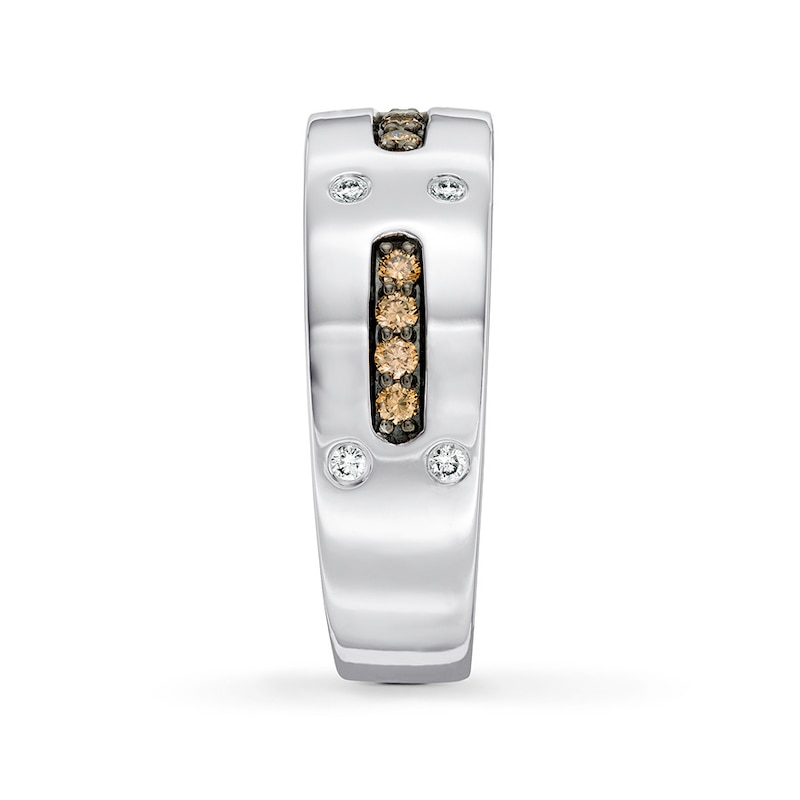 Main Image 3 of Le Vian Men's Diamond Band 3/8 carat tw 14K Vanilla Gold