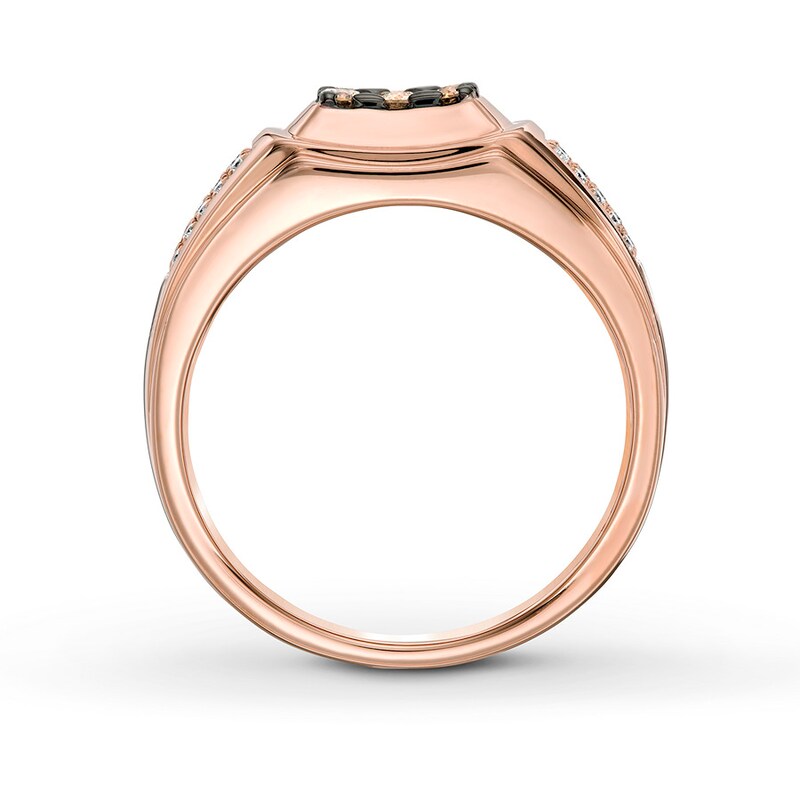 Main Image 2 of Le Vian Men's Diamond Band 3/8 carat tw 14K Strawberry Gold