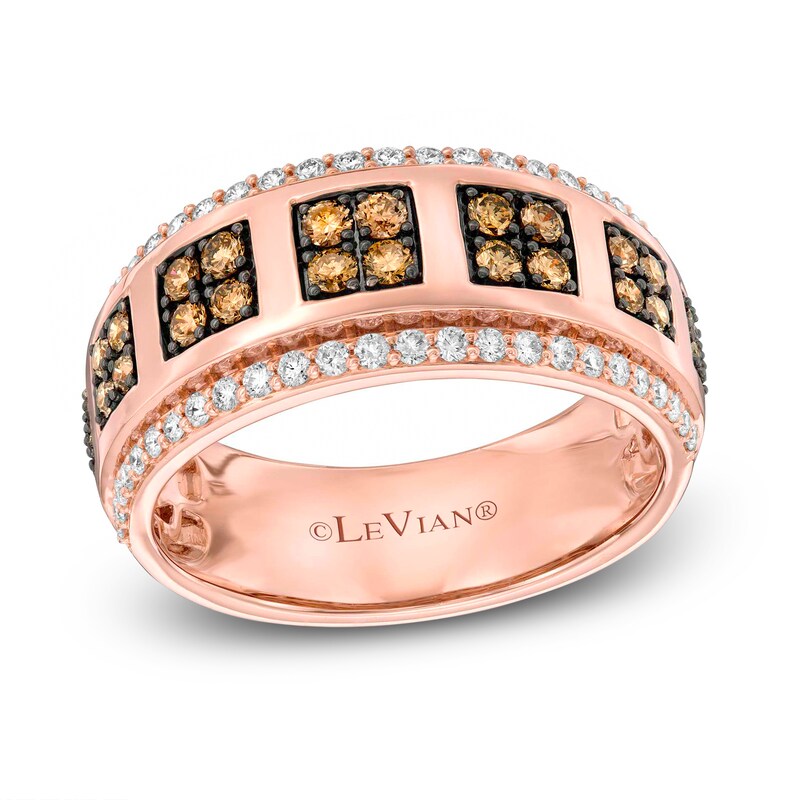 Le Vian Men's Diamond Band 1 carat tw 14K Strawberry Gold