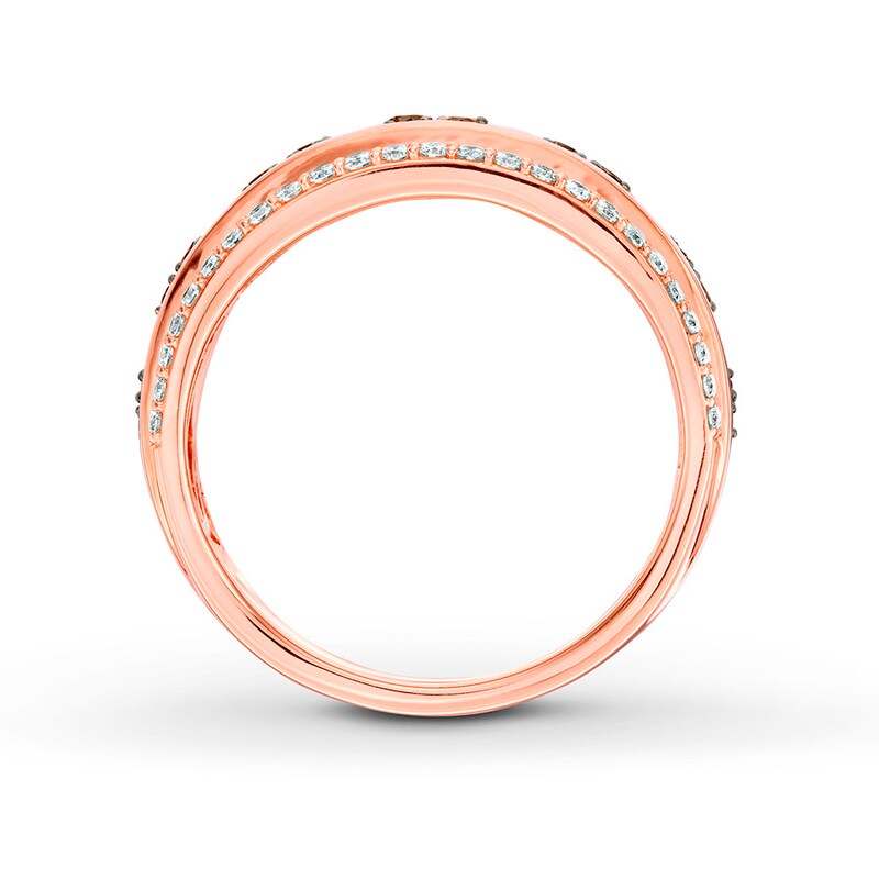 Main Image 2 of Le Vian Men's Diamond Band 1 carat tw 14K Strawberry Gold