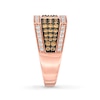 Thumbnail Image 2 of Le Vian Chocolate Diamond Men's Band 1-1/2 ct tw 14K Strawberry Gold