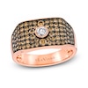 Thumbnail Image 0 of Le Vian Chocolate Diamond Men's Band 1-5/8 ct tw 14K Strawberry Gold