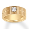 Thumbnail Image 1 of Chosen Diamond Men's Ring 1/2 carat Bezel-set 14K Yellow Gold