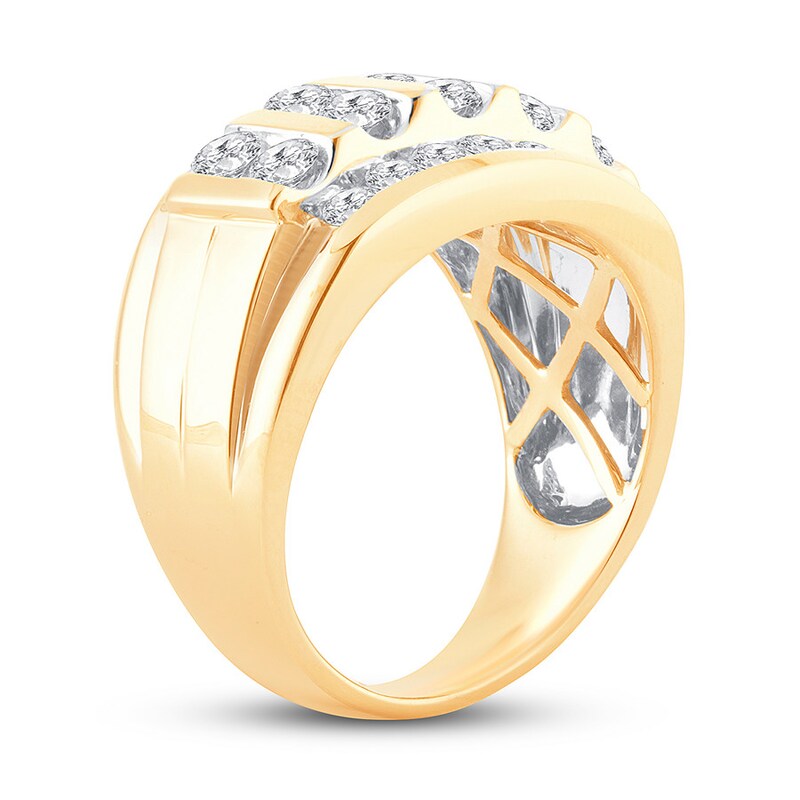 Main Image 2 of Men's Diamond Band 2 ct tw 14K Yellow Gold