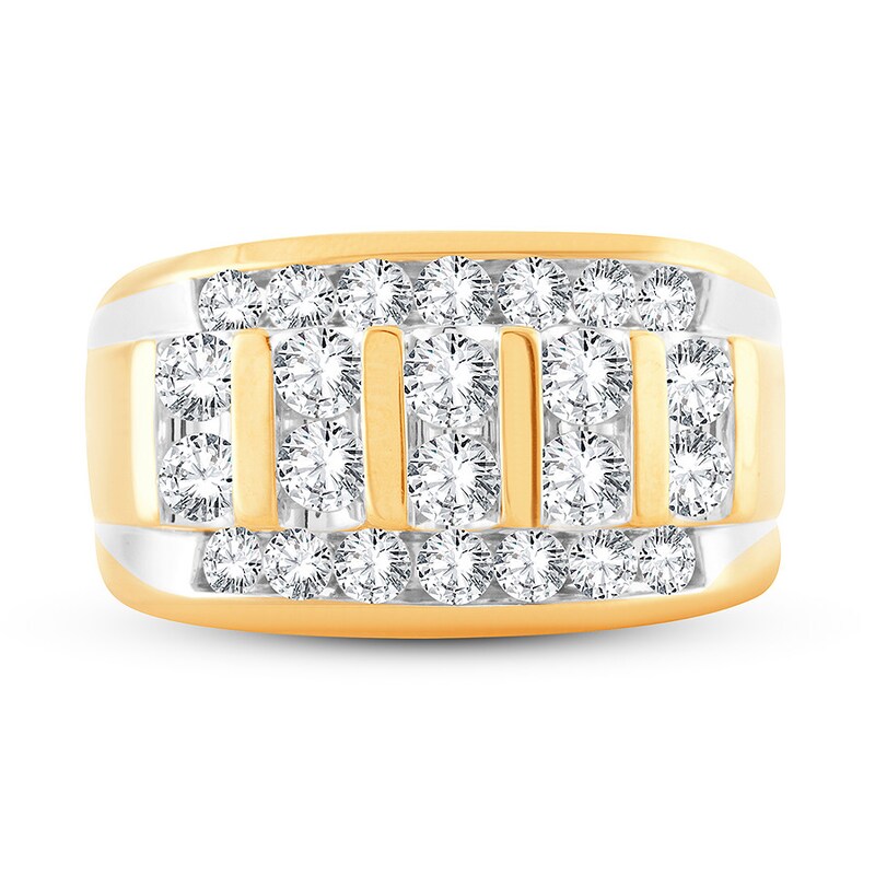 Main Image 3 of Men's Diamond Band 2 ct tw 14K Yellow Gold
