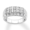 Thumbnail Image 0 of Men's Diamond Ring 1 carat tw Round 14K White Gold