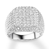 Thumbnail Image 0 of Men's Diamond Ring 3 carats tw Round 14K White Gold