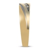Thumbnail Image 1 of Men's Brown Diamond Ring 1/10 ct tw Round 10K Yellow Gold
