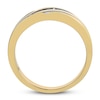 Thumbnail Image 2 of Men's Brown Diamond Ring 1/10 ct tw Round 10K Yellow Gold