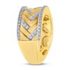 Thumbnail Image 1 of Men's Diamond Ring 3/4 ct tw Round 10K Yellow Gold