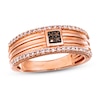 Thumbnail Image 1 of Le Vian Men's Diamond Ring 3/8 ct tw 14K Strawberry Gold