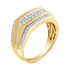 Thumbnail Image 2 of Men's Diamond Ring 5/8 ct tw Round 14K Yellow Gold