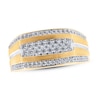 Thumbnail Image 3 of Men's Diamond Ring 5/8 ct tw Round 14K Yellow Gold
