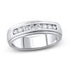 Thumbnail Image 1 of Lab-Grown Diamond Ring 1/2 ct tw Round 10K White Gold
