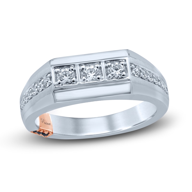 Main Image 1 of Pnina Tornai Beyond This Life Men's Diamond Wedding Band 5/8 ct tw Round 14K White Gold