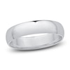 Thumbnail Image 1 of Men's High-Polish Wedding Band Platinum 5.0mm