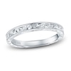 Thumbnail Image 1 of Kirk Kara Engraved Milgrain Wedding Band 14K White Gold
