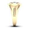 Thumbnail Image 2 of Men's Black Diamond Ring 3/4 ct tw Round 10K Yellow Gold