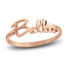 Thumbnail Image 1 of High-Polish Personalized Name Ring Rose Gold-Plated Sterling Silver