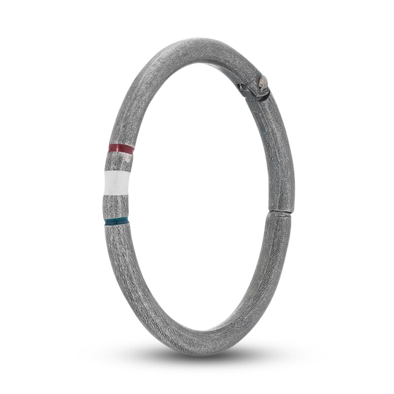 Marco Dal Maso Men's Small Italian Hoop Earring Sterling Silver