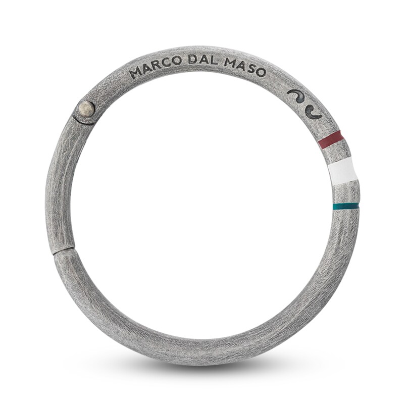 Marco Dal Maso Men's Small Italian Hoop Earring Sterling Silver