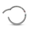 Marco Dal Maso Men's Small Italian Hoop Earring Sterling Silver