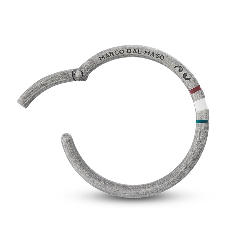 Marco Dal Maso Men's Small Italian Hoop Earring Sterling Silver