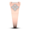 Thumbnail Image 3 of Men's Diamond Ring 1/4 ct tw Round 10K Rose Gold