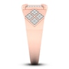 Thumbnail Image 2 of Men's Diamond Ring 1/4 ct tw Round 10K Rose Gold