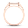 Thumbnail Image 3 of Men's Diamond Ring 1/4 ct tw Round 10K Rose Gold