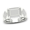 Thumbnail Image 1 of Men's Diamond Ring 1/4 ct tw Round 10K White Gold