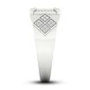 Thumbnail Image 3 of Men's Diamond Ring 1/4 ct tw Round 10K White Gold