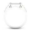 Thumbnail Image 4 of Men's Diamond Ring 1/4 ct tw Round 10K White Gold