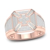 Thumbnail Image 0 of Men's Diamond Ring 5/8 ct tw Round 14K Rose Gold
