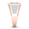 Thumbnail Image 2 of Men's Diamond Ring 5/8 ct tw Round 14K Rose Gold