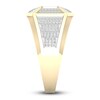 Thumbnail Image 2 of Men's Diamond Ring 5/8 ct tw Round 14K Yellow Gold