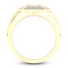 Thumbnail Image 3 of Men's Diamond Ring 5/8 ct tw Round 14K Yellow Gold