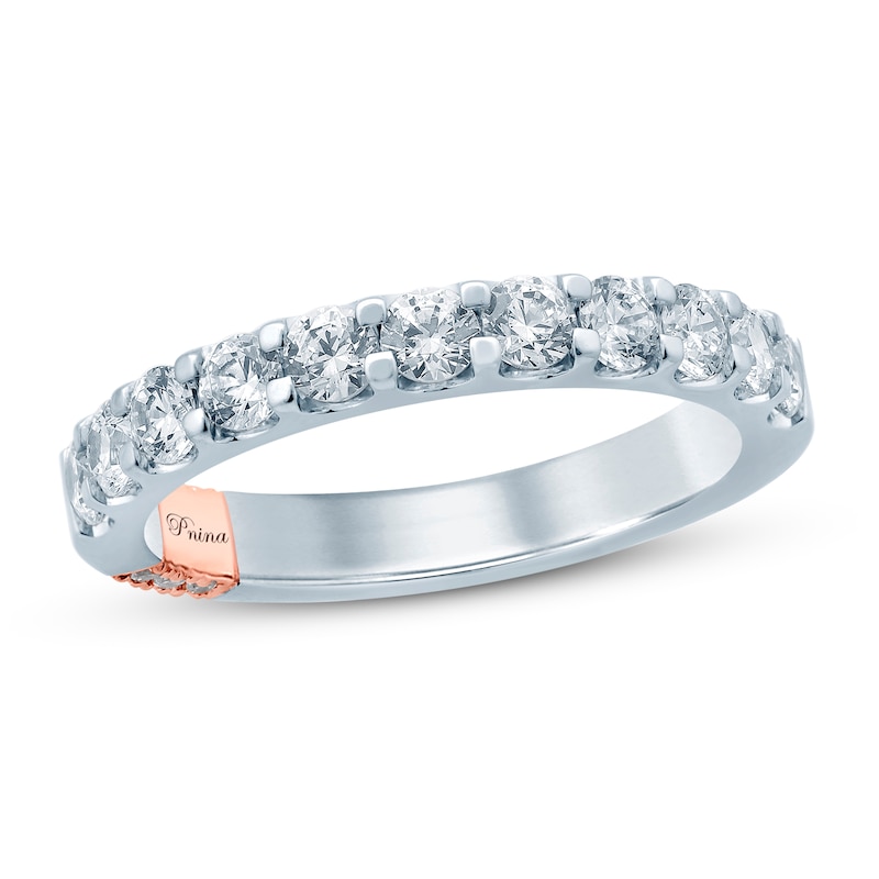 Main Image 1 of Pnina Tornai Wonderfully Yours Diamond Anniversary Ring 1 ct tw Round 14K White Gold