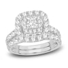 Thumbnail Image 0 of Diamond Bridal Set 2-1/2 ct tw Princess/Round 14K White Gold