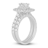 Thumbnail Image 1 of Diamond Bridal Set 2-1/2 ct tw Princess/Round 14K White Gold