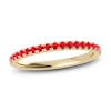 Thumbnail Image 1 of Juliette Maison Natural Ruby Eternity Ring 10K Yellow Gold