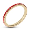 Thumbnail Image 2 of Juliette Maison Natural Ruby Eternity Ring 10K Yellow Gold