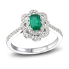 Thumbnail Image 1 of Le Vian Natural Emerald Ring 1/3 ct tw Diamonds Platinum