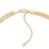 Thumbnail Image 2 of Solid Paperclip, Curb & Rolo Chain Necklace 14K Yellow Gold