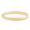 Thumbnail Image 1 of Diamond Cut Hollow Bangle Bracelet 14K Yellow Gold