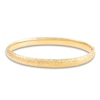 Thumbnail Image 0 of Diamond Cut Hollow Bangle Bracelet 14K Yellow Gold