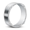 Thumbnail Image 2 of Kirk Kara Men's Engraved Satin Wedding Band Platinum