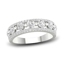 Diamond Anniversary Band 7/8 ct tw Round 14K White Gold
