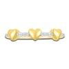 Thumbnail Image 3 of Diamond Heart Ring 1/15 ct tw Round 10K Yellow Gold