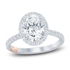 Thumbnail Image 0 of Pnina Tornai Diamond Engagement Ring 2-5/8 ct tw Oval/Round 14K White Gold